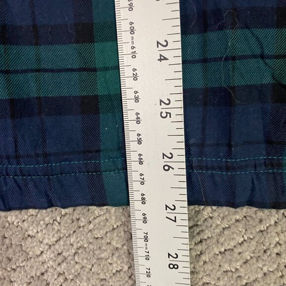 LL Bean Fleece Lined Hooded Shirt Jacket Shacket Women's Small Plaid Hoodie - Picture 10 of 10